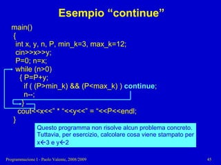 04 - Programmazione: Istruzioni Pt.2