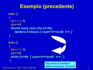 04 - Programmazione: Istruzioni Pt.2