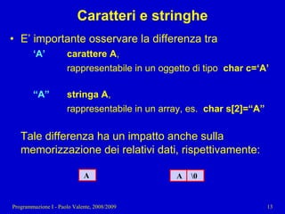 11 - Programmazione: Tipi di dato strutturati pt. 2