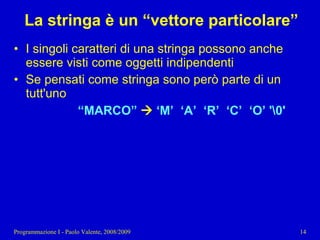 11 - Programmazione: Tipi di dato strutturati pt. 2
