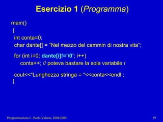11 - Programmazione: Tipi di dato strutturati pt. 2