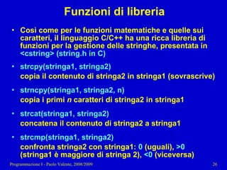 11 - Programmazione: Tipi di dato strutturati pt. 2