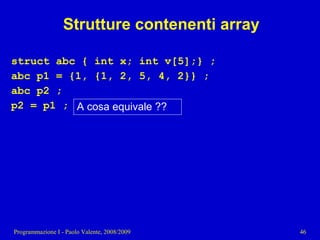 11 - Programmazione: Tipi di dato strutturati pt. 2
