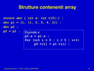 11 - Programmazione: Tipi di dato strutturati pt. 2