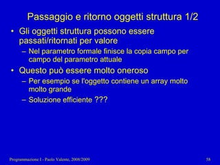 11 - Programmazione: Tipi di dato strutturati pt. 2