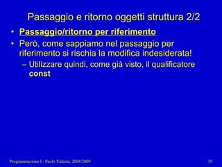 11 - Programmazione: Tipi di dato strutturati pt. 2