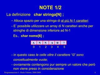 11 - Programmazione: Tipi di dato strutturati pt. 2