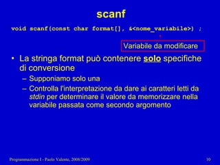 13 - Programmazione: Compendio C - C++