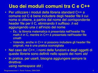 13 - Programmazione: Compendio C - C++