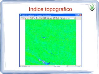 Indice topografico
 
