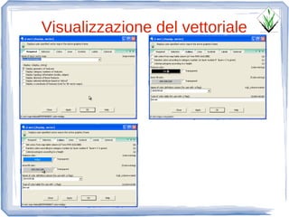 Visualizzazione del vettoriale
 