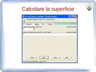 Calcolare la superficie
 