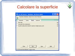 Calcolare la superficie
 