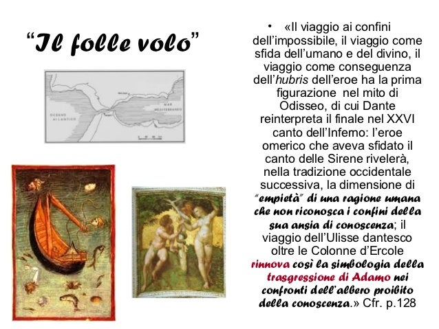 Il Folle Volo Di Ulisse Spiegazione