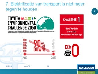 7. Elektrificatie van transport is niet meer
tegen te houden 7
DEC 2016 Jones/TR 68
 