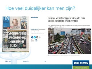 Hoe veel duidelijker kan men zijn?
DEC 2016 Jones/TR 71
 