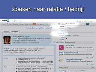 Zoeken naar relatie / bedrijfZet mensen in beweging