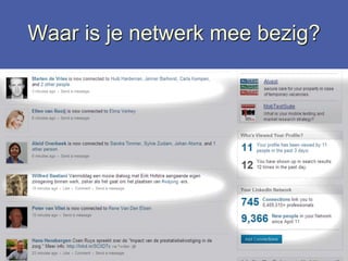 Waar is je netwerk mee bezig?Zet mensen in beweging