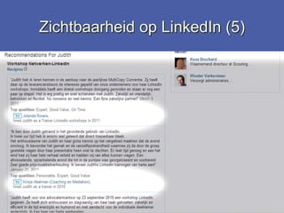 Zichtbaarheid op LinkedIn (5)Zet mensen in beweging