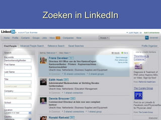 Zoeken in LinkedInZet mensen in beweging