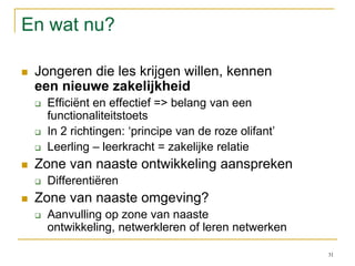 Eigenlijk toch het zelfde?Authenticiteit is al decennia belangrijk in communicatie met jongerenVirtueel leidt nog steeds vaak tot real lifeVerandering:Snelheid, intensiteit en belangVirtueel is voor de jongeren synoniem aan real life.29