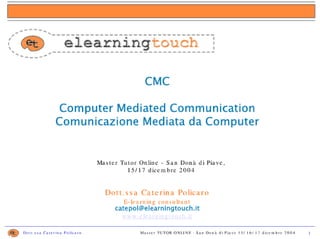Lezione CMC 1