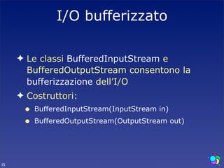 Lezione 1: I/O in Java | PDF | Programming Languages | Computing