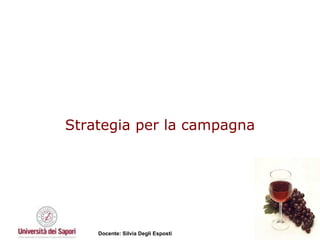 Strategia per la campagna 