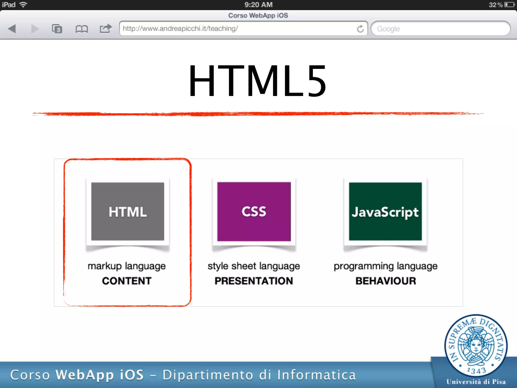 HTML5
 