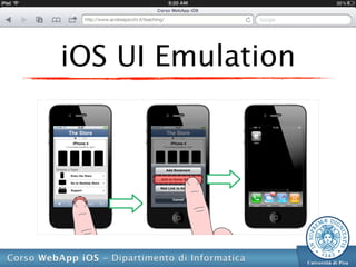 iOS UI Emulation
 