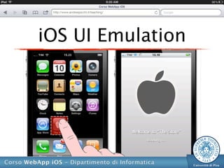 iOS UI Emulation
 