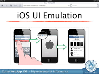 iOS UI Emulation
 