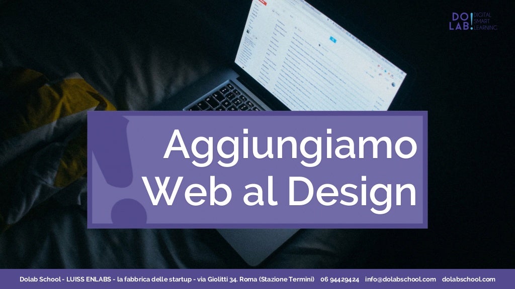 Lezione 1 del corso Web Design from Ground to Top