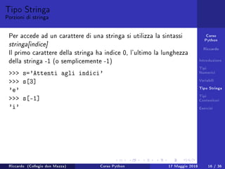 Lezione 1 Corso Python | PDF
