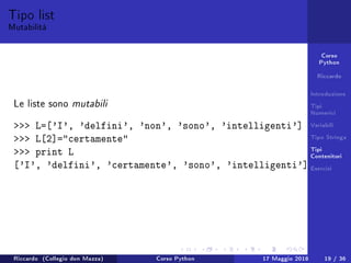 Lezione 1 Corso Python | PDF