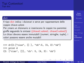 Lezione 1 Corso Python | PDF