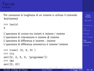 Lezione 1 Corso Python | PDF