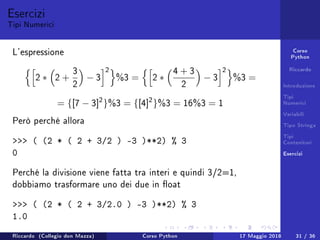 Lezione 1 Corso Python | PDF