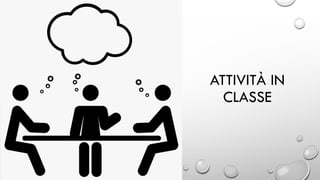 ATTIVITÀ IN
CLASSE
 