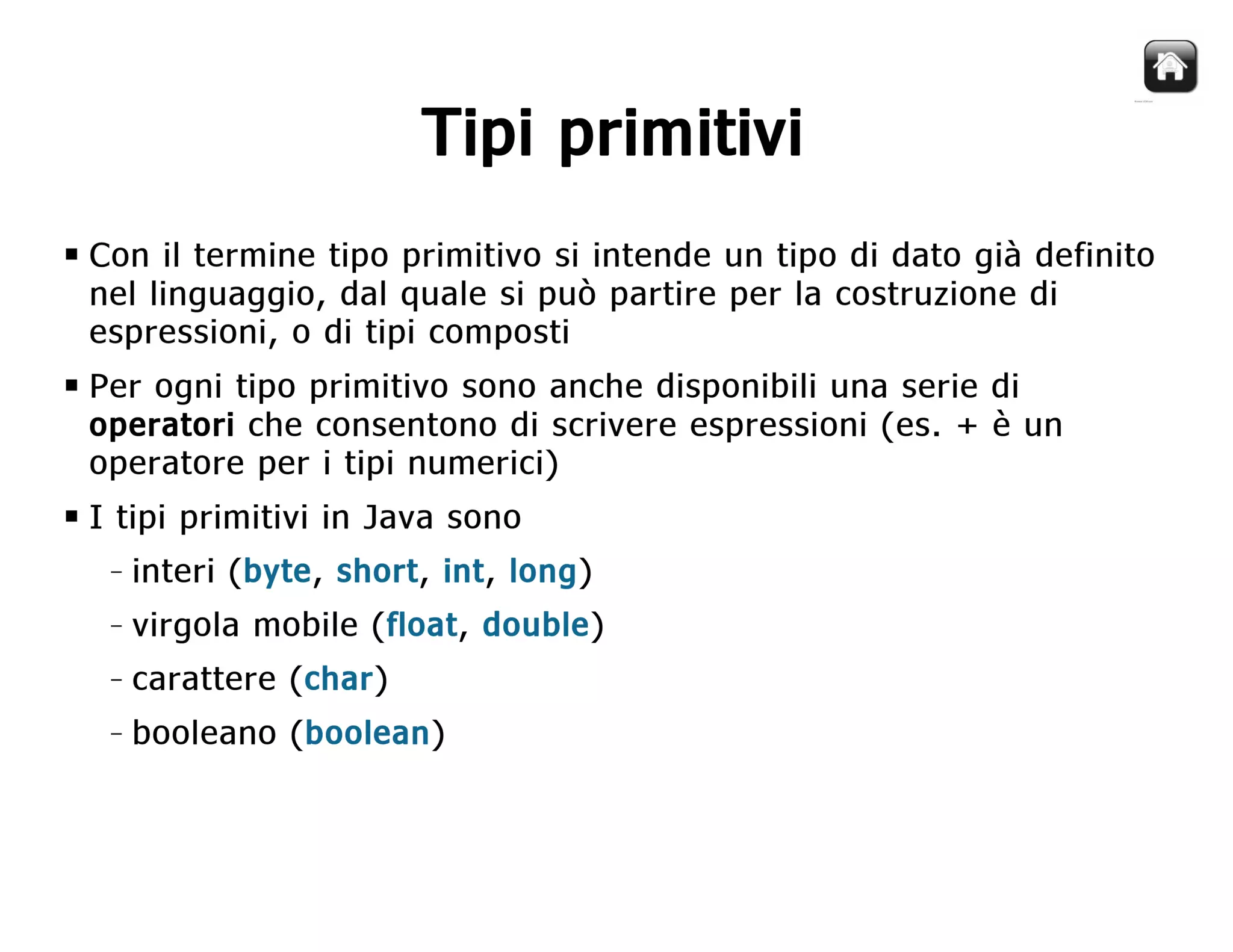 Corso Java - Lezione 1