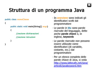 Corso Java - Lezione 1 | PDF
