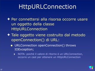 Lezione 11: Accesso ai RESTful Web Services in Java | PDF