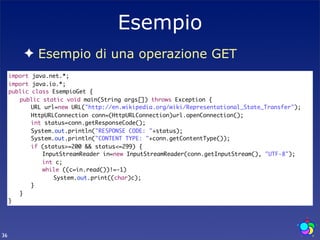 Lezione 11: Accesso ai RESTful Web Services in Java | PDF