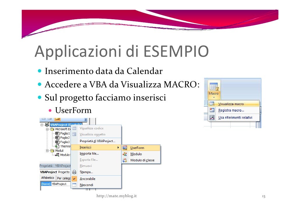 Lezione 11 Vba E Excel
