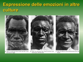 Espressione delle emozioni in altre
culture

 
