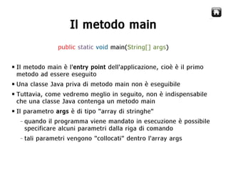 Corso Java - Lezione 2