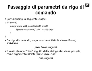 Corso Java - Lezione 2