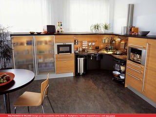 POLITECNICO DI MILANO Design per l’accessibilità 2015/2016 | F. Rodighiero | twitter @spaziofranco | web dpa.space
 