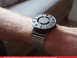 POLITECNICO DI MILANO Design per l’accessibilità 2015/2016 | F. Rodighiero | twitter @spaziofranco | web dpa.space
 