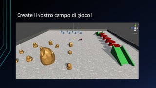 Create il vostro campo di gioco!
 